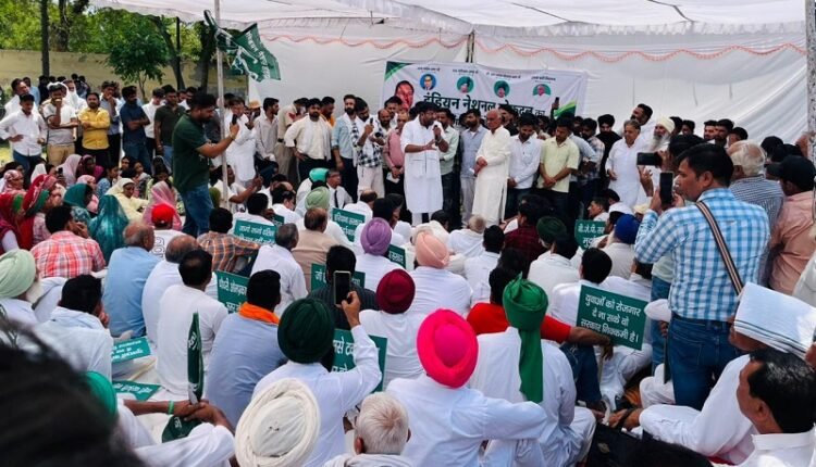 INLD Leader Says: Inflation Has Broken the Back of the Common Man; Government Must Bring It Under Control.