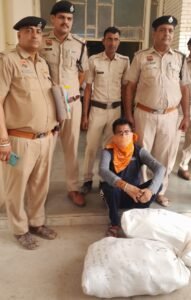 In a major operation in Haryana's history, joint police teams from Sirsa and Rajasthan have taken significant action against an opium smuggler.