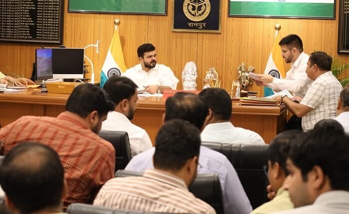 District Magistrate stern during review of revenue-related work based on CM Dashboard; expresses displeasure over poor progress.