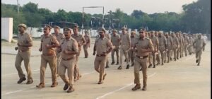 Rampur: Additional Superintendent of Police Takes Salute at Tuesday Parade; Inspects Arrangements at Police Lines