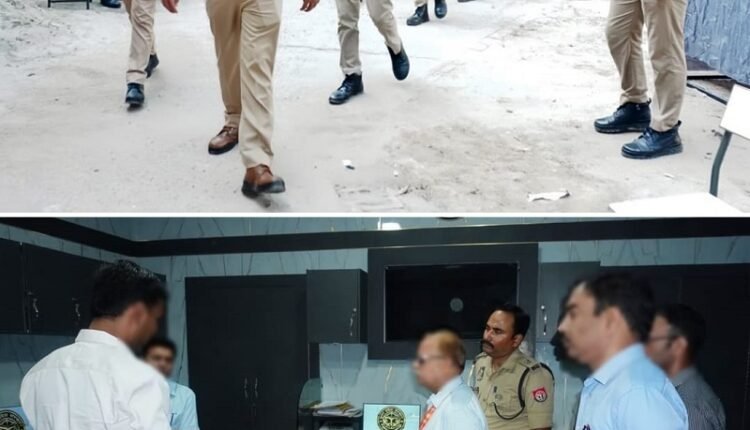 The Additional Superintendent of Police, Rampur, inspected the Trained Graduate Teacher (TGT) examination centers and reviewed the security arrangements.