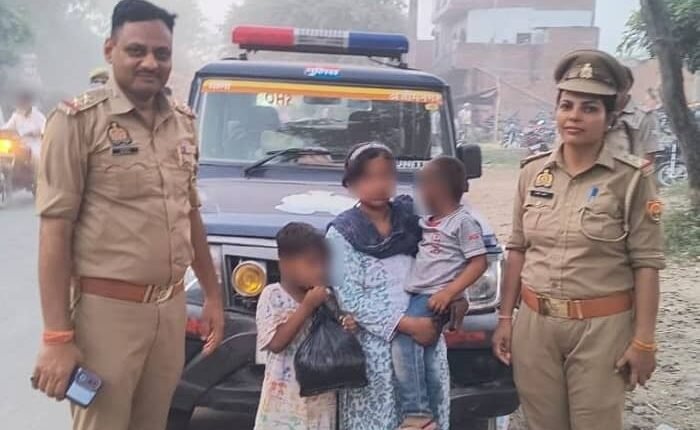 The Ajimnagar police safely reunited a 7-year-old boy, who had gone missing at a fair, with his family.