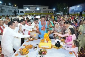 Grand Organization of Shrimad Bhagavat Katha by Divya Jyoti Jagrati Sansthan