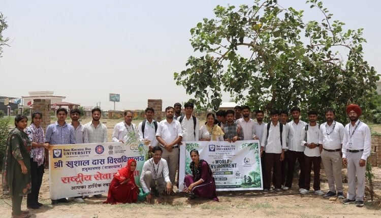 101 saplings planted at Shri Khushal Das University on World Environment Day; "Ek Ped Maa Ke Naam" campaign receives enthusiastic support.