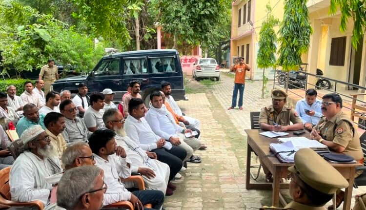 Gomti Zone police on alert for Muharram; peace committee meetings held at police stations.