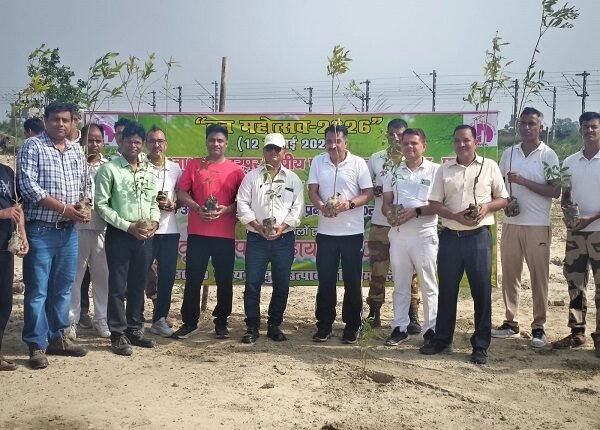 The CISF conveyed a message of environmental conservation by conducting a massive tree plantation drive.
