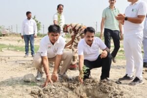 The CISF conveyed a message of environmental conservation by conducting a massive tree plantation drive.