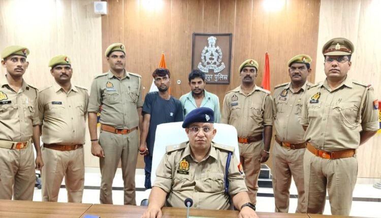 2,704 bottles of illicit Indian-made foreign liquor seized in Mirzapur; two interstate smugglers from Bihar arrested.