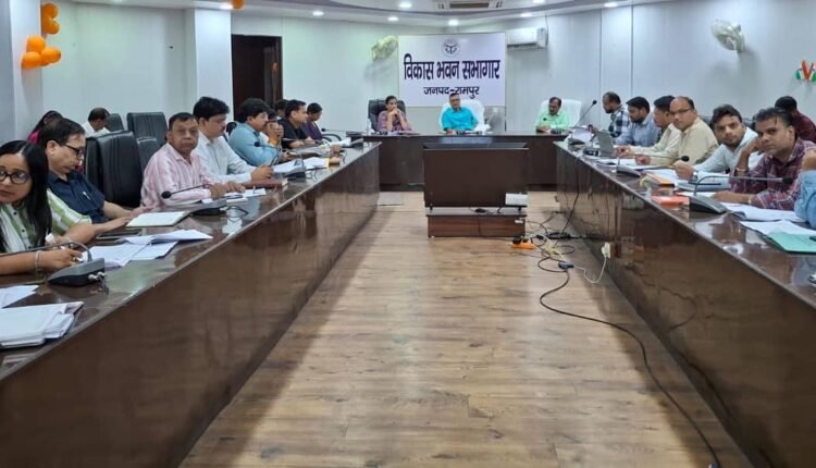 rampur-district-education-monitoring-committee-meeting-cdo-gulab-chandra