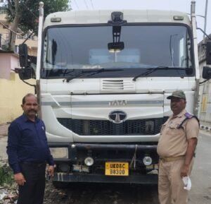 Transport Department's strict action against overloaded vehicles continues; 3 dumpers seized, fines totaling ₹3.65 lakh imposed.
