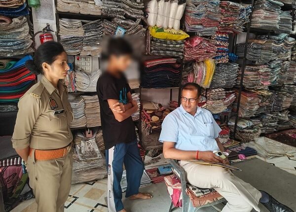 Major anti-child labour drive in Rampur; 6 children rescued; joint operation conducted at hotels, dhabas, and shops.