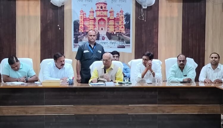 Minister-in-charge Dharampal Singh.