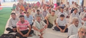 The birth celebration of Lord Krishna was observed with devotion and enthusiasm during the Shrimad Bhagwat Katha; journalists also enjoyed the narration.