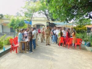 The Additional Superintendent of Police inspected the examination centers to ensure the smooth and fair conduct of the Uttar Pradesh Teacher Eligibility Test (UPTET).