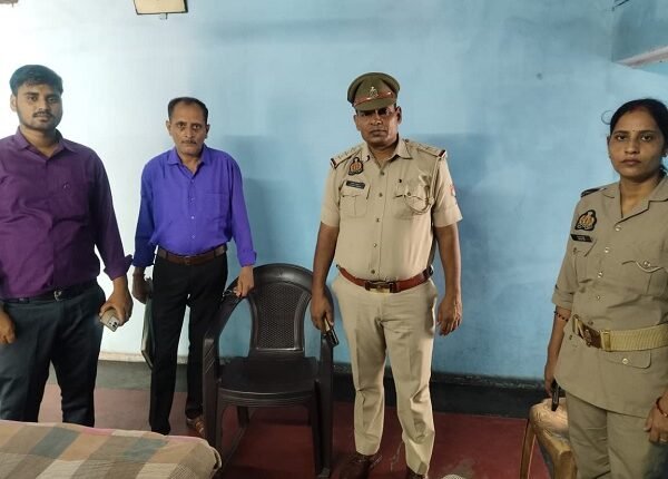 An awareness campaign conducted by the joint team of the Anti-Human Trafficking Unit (AHTU) and the District Child Helpline under "Operation Raksha".