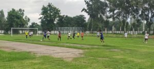 District-level trials for the state-level junior boys' football tournament have concluded; 10 players have been selected for the divisional selection round.