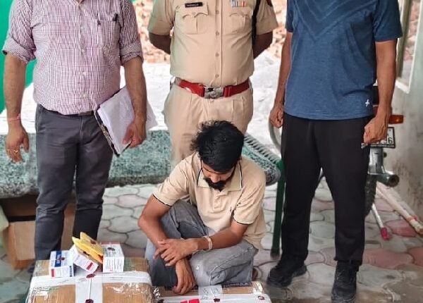 33,800 narcotic pills and capsules worth ₹6.5 lakh seized from a house; medical store operator apprehended.