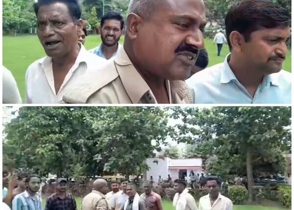 Heated exchange between a farmer leader and a Home Guard at the Rampur Collectorate; video goes viral.