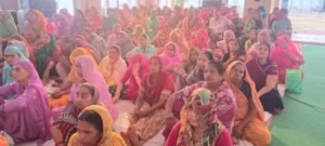 The birth celebration of Lord Krishna was observed with devotion and enthusiasm during the Shrimad Bhagwat Katha; journalists also enjoyed the narration.