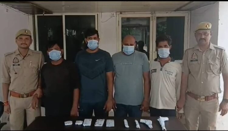 modinagar-bhojpur-police-operation-prahar-4-thieves-arrested-ghaziabad