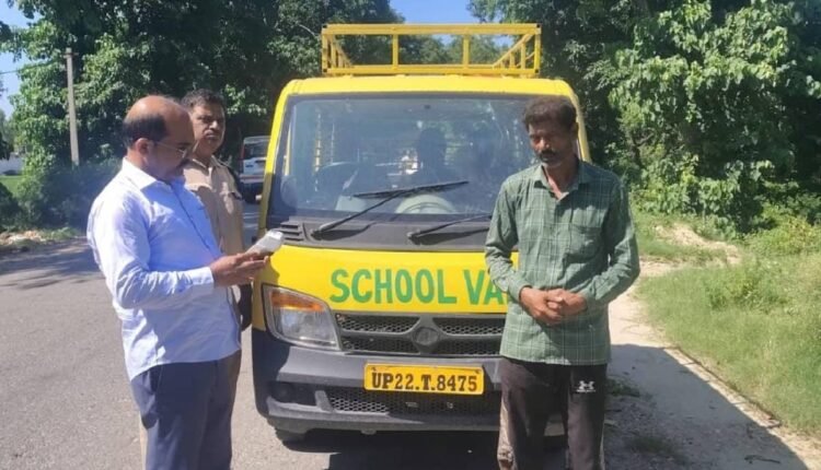 rampur-safe-future-campaign-2-school-vehicles-seized-overloaded-dumpers