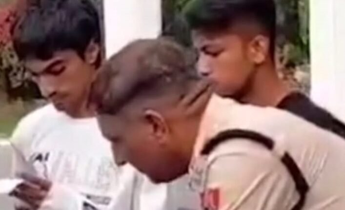 bullet-patake-three-youth-challan-traffic-police