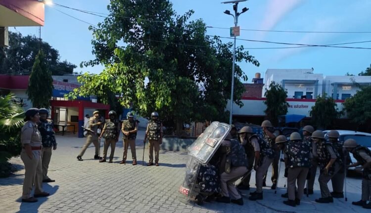 rampur-police-riot-control-drill-law-and-order-training