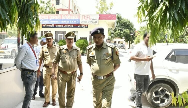 rampur-police-samadhan-diwas-swar-shahabad-inspection