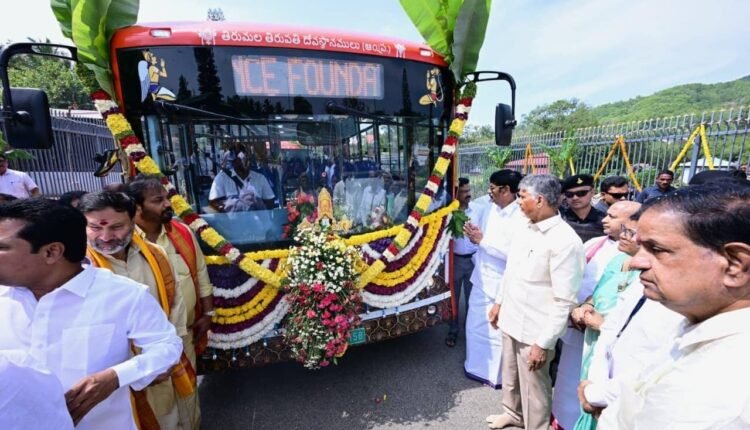 anant-ambani-reliance-foundation-25-electric-buses-tirumala