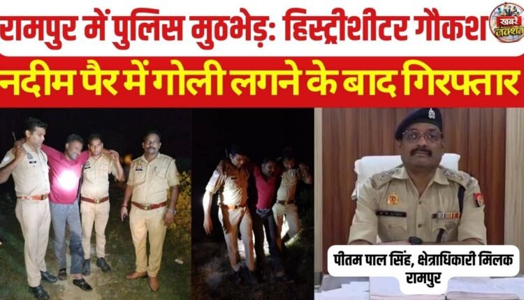 Rampur Police Encounter: History-Sheeter Nadeem Arrested After Being Shot in Leg