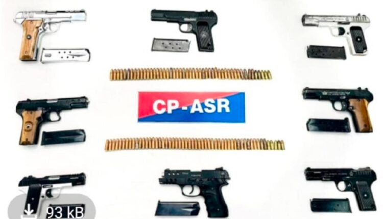 amritsar-illegal-arms-supply-network-busted-8-pistols-103-cartridges