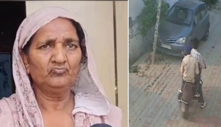 punjab-woman-sarpanch-earrings-snatching-cctv