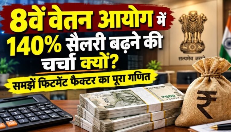 8th pay commission salary hike fitment factor 140 percent