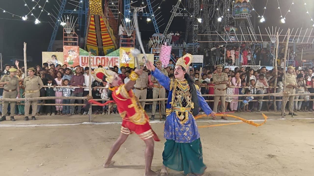 badaun-dussehra-ravana-meghnath-dahan