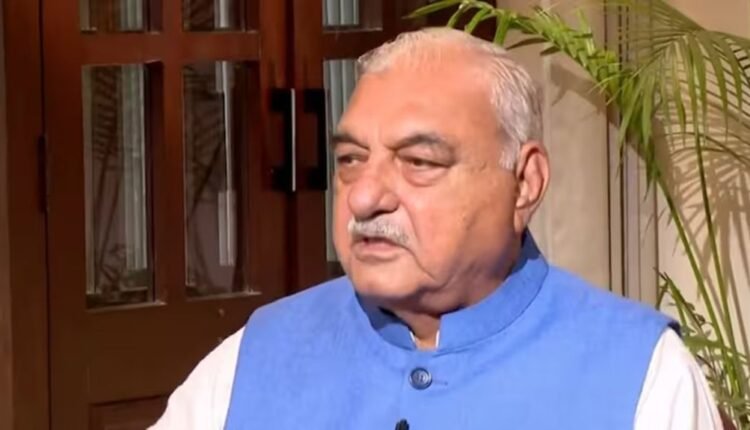 Bhupinder Singh Hooda on Congress, Nayab Singh Saini Government