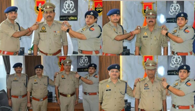 budaun-police-Promotion-five-sub-inspectors