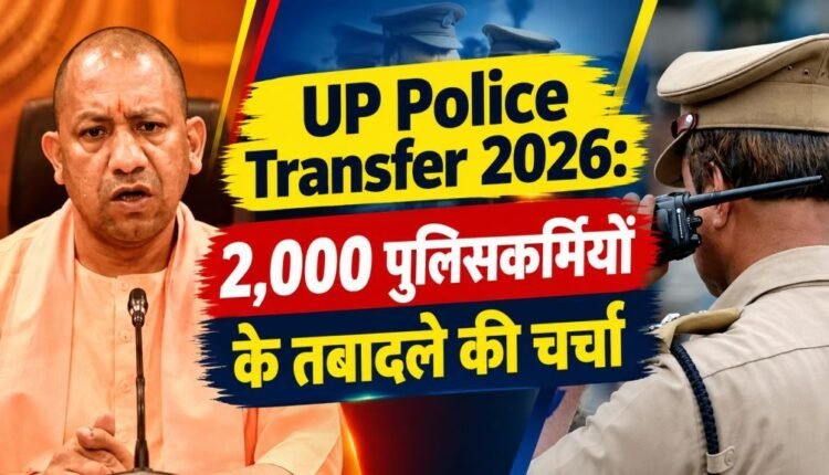 UP Police Transfer 2026 Reported Reshuffle of 2,000 Personnel 