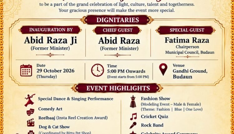 budaun diwali celebration season 6 yuva organization 2026